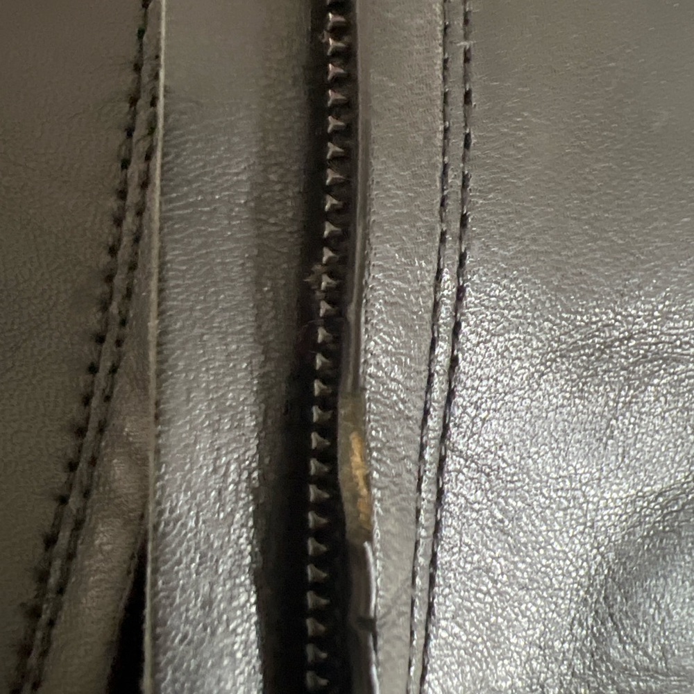 Tory Burch Black Leather Riding Boots Logo Medallion Knee High Size 7.5 - Picture 7 of 14